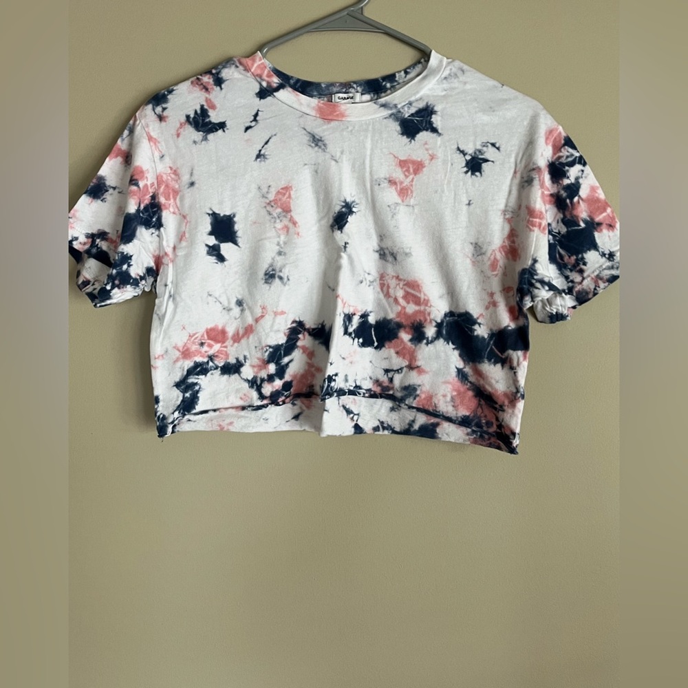 Garage Tie-Dye Cropped T-Shirt